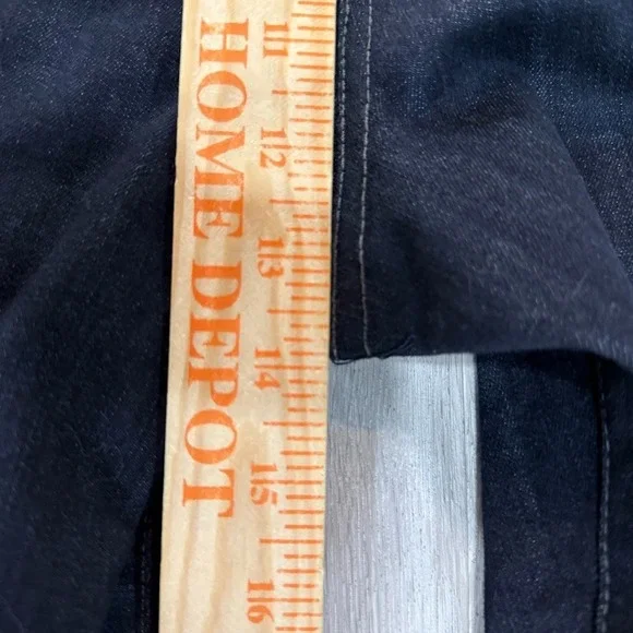 NWT Avenue Denim Barely Boot Jeans Women's 28 Average Dark Wash Stretch - Picture 7 of 8